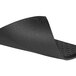 A black rubber Notrax Superfoam comfort mat with a curved corner.