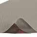 A close-up of a gray Notrax Bubble Trax anti-fatigue mat.