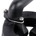 A black metal Main Street Equipment burner assembly with screws.