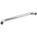 A long silver metal Main Street Equipment door handle.