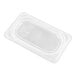 A translucent polypropylene seal cover designed for 1/9 size food pans.