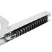 A metal tool with a spring clip on it.