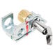 A metal Main Street Equipment Liquid Propane oven pilot assembly with a brass screw.