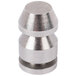 A stainless steel threaded nut for a Main Street Equipment stove.