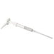 A close-up of the white Carlisle pump syringe.