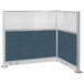 A blue Versare Hush Panel cubicle partition.