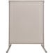 A white metal Versare outdoor partition with a white screen.