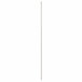 A long thin stainless steel post with black lines on a white background.