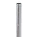 A silver cylindrical Metro Super Erecta post with black end.