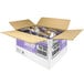 A white box of Seamazz shrimp.
