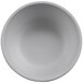 A gray GET Roca Matte melamine sauce dish on a white surface.