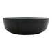 A black GET Roca Matte melamine sauce dish.