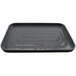 A black rectangular GET Roca melamine tray.