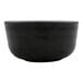 A black GET Roca matte melamine sauce dish.