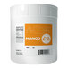 A white container of Acai Roots Mango Cream Sorbet with a label.