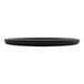 A black oval GET Roca melamine platter on a white background.