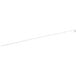 A long white stick with a black hook on the end.