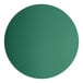 A green circle with a white background.