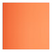 A square orange table with white edges.