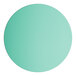 A blue circle with a green circle inside it on a white background.