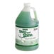 A green jug of Noble Eco Step and Shine floor cleaner with a green lid.