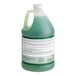 A green jug of Noble Eco Step and Shine floor cleaner with a white label.