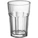 An Acopa Memphis clear glass beverage tumbler.