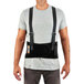 A man wearing an Ergodyne ProFlex back support brace.