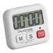 A white AvaTime digital timer with a display.