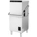 A white rectangular stainless steel machine with a silver handle.