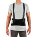 A man wearing an Ergodyne ProFlex back support brace.