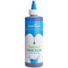 A Chefmaster Natural True Blue Liqua-Gel Food Coloring bottle of blue liquid with a blue and white label.