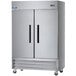 Arctic Air AR49 54 inch Two Section Solid Door Reach-in Refrigerator - 49 cu. ft.