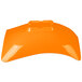 An orange GET Keywest melamine bowl with a flared rim.