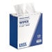 A white box of Lavex medium weight industrial wipers.