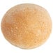 A round brown Rich's Whole Grain dinner roll.