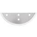 A silver circular blade with holes on the side.