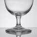 A Libbey Bristol Valley wine goblet with a clear glass and base.