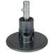 An Avantco planetary assembly with a metal cylinder and round metal base.