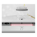A Kimberly-Clark Professional automatic paper towel dispenser with a cherry blossom faceplate.