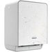 A white box with a gold and silver Kimberly-Clark Professional ICON Automatic Paper Towel Dispenser faceplate.