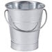 An American Metalcraft mini galvanized pail with a handle.