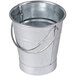 An American Metalcraft silver mini galvanized pail with a handle.