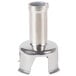 A silver metal Robot Coupe Bell Cover Assembly.