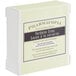 A white box of Pharmacopia Verbena bar soap with a label.