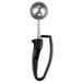 A black metal Zeroll EZ Squeeze handle with a silver bowl.