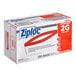 A white box with red and blue text containing Ziploc Two Gallon Storage Bags.