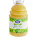 A white and yellow Ruby Kist 100% lime juice bottle.