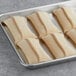 A tray of Orange Bakery cream cheese filled croissant dough.