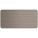 A rectangular wood table top with a white birch and ash wood finish.